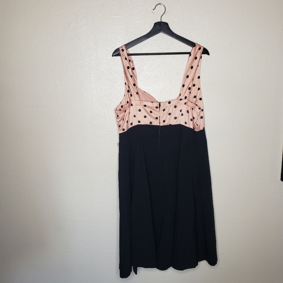 Torrid Polka Dot Black Swing Dress - Picture 6 of 7